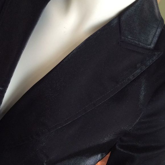 💞CACHE LUXE💞satin elegant evening suit jacket - Picture 4 of 16